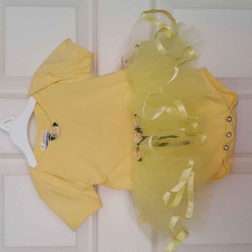 Baby Ballerina Tutu Set | 6-12 months | Bodysuit & Tulle Tutu Set